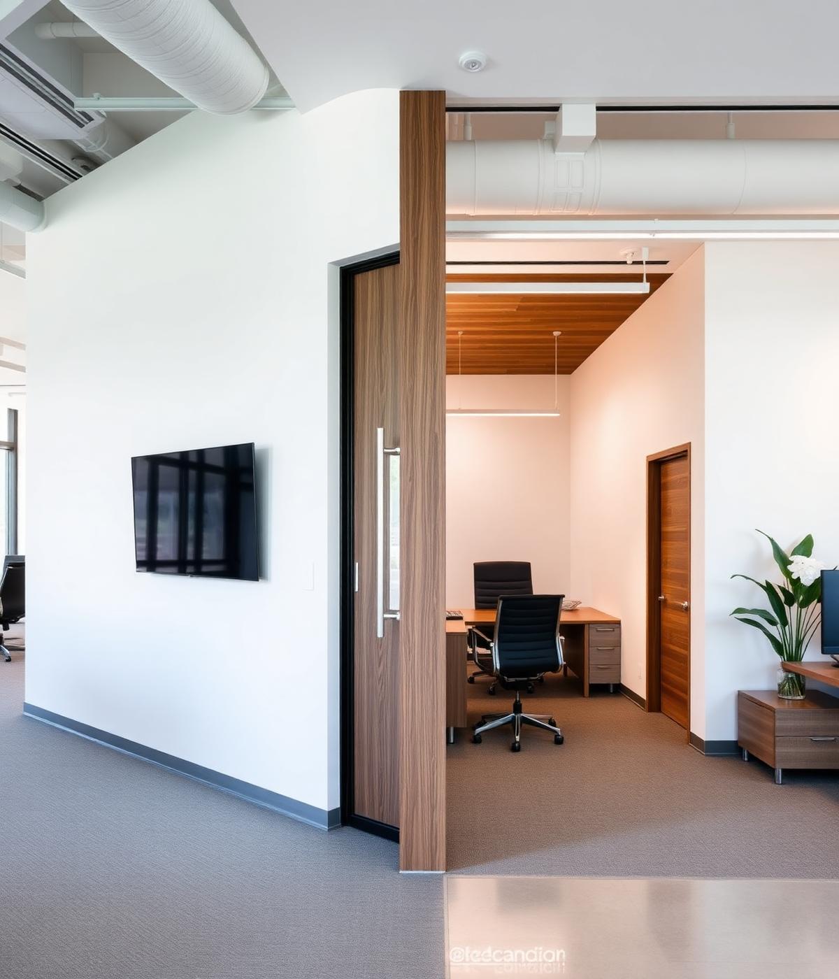 Commercial office fit-out painting in Richmond, Melbourne